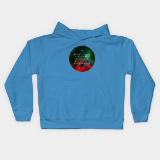 STAR TETRAHEDRON - INTERSTELLAR SPACE-GEOMETRIC SHAPES, FOR SMART, INTELLECTUAL PEOPLE LIKE YOUR GOOD SELF Kids Hoodie